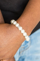 Paparazzi Exquisitely Elite Bracelet White