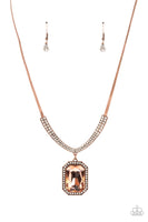 Paparazzi Fit for a DRAMA QUEEN Necklace Copper