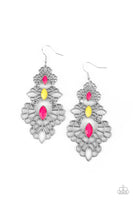 Paparazzi Flamboyant Frills Earrings Multi