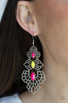 Paparazzi Flamboyant Frills Earrings Multi