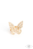 Paparazzi Flauntable Flutter Ring Gold