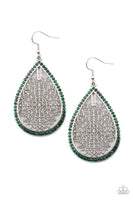 Paparazzi Fleur de Fantasy Earrings Green