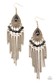 Paparazzi Floating on HEIR Earrings Brass