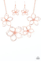 Paparazzi Flower Garden Fashionista Necklace Copper