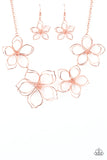 Paparazzi Flower Garden Fashionista Necklace Copper