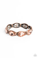 Paparazzi Formally Forged Necklace Copper & Formal Fanfare Bracelet Copper