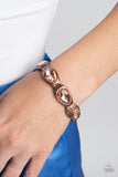 Paparazzi Formally Forged Necklace Copper & Formal Fanfare Bracelet Copper