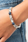 Paparazzi Frosted Finery Bracelet Blue