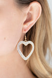 Paparazzi GLISTEN To Your Heart Earrings Gold
