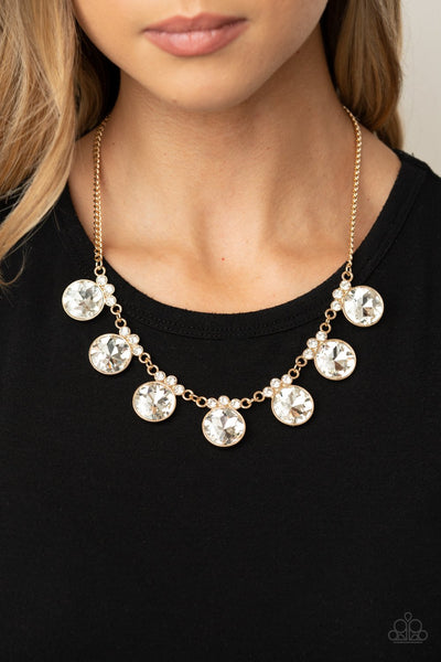Paparazzi GLOW-Getter Glamour Necklace Gold