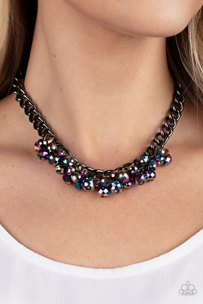 Paparazzi Galactic-Knockout Necklace Multi