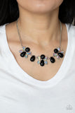 Paparazzi Galaxy Gallery Necklace Black