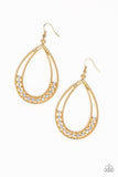 Paparazzi Glitz Fit Earrings Gold