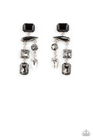 Paparazzi Hazard Pay Earrings Silver