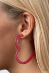 Paparazzi Heart-Throbbing Twinkle Earrings Pink