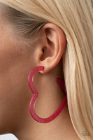 Paparazzi Heart-Throbbing Twinkle Earrings Pink