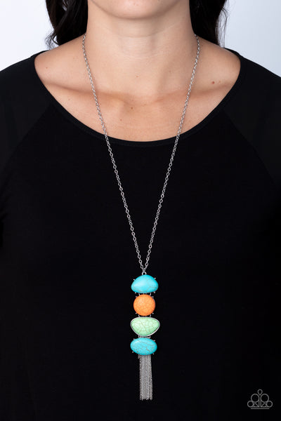 Paparazzi Hidden Lagoon Necklace Multi