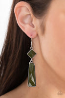 Paparazzi Hollywood Harmony Earrings Green