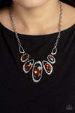 Paparazzi Hypnotic Twinkle Necklace Brown