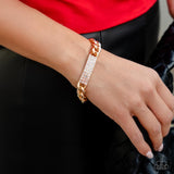 Paparazzi Icy Impact Bracelet Gold