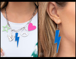 Paparazzi Haute Hippie Necklace Multi & Rad Revive Earrings Blue