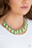 Paparazzi Take The COLOR Wheel! Necklace Green - Glitz By Lisa 
