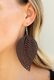 Paparazzi Amazon Zen Earrings Brown - Glitz By Lisa 