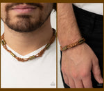 Paparazzi Offshore Drifter Necklace Brown & Always Adrift Bracelet Brown