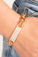 Paparazzi Icy Impact Bracelet Gold