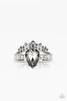 Paparazzi If The Crown Fits Ring Silver