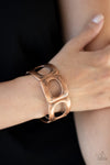 Paparazzi In OVAL Your Head Bracelet Copper