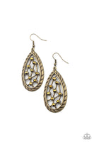 Paparazzi Industrial Incandescence Earrings Brass