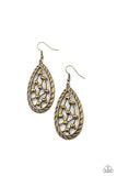 Paparazzi Industrial Incandescence Earrings Brass