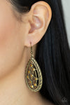 Paparazzi Industrial Incandescence Earrings Brass