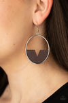 Paparazzi Island Breeze Earrings Brown