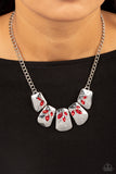 Paparazzi Jubilee Jingle Necklace Red