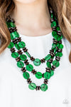 Paparazzi Key West Walkabout Necklace Green