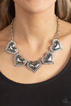 Paparazzi Kindred Hearts Necklace White