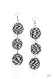 Paparazzi Laguna Lanterns Earrings Black