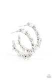 Paparazzi Let There Be SOCIALITE Earrings White