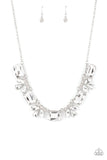 Paparazzi Long Live Sparkle Necklace White