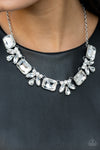 Paparazzi Long Live Sparkle Necklace White