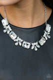 Paparazzi Long Live Sparkle Necklace White