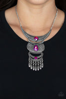 Paparazzi Lunar Enchantment Necklace Pink