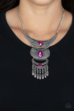 Paparazzi Lunar Enchantment Necklace Pink