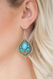 Paparazzi Malibu Mama Earrings Blue - Glitz By Lisa 