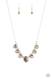 Paparazzi Material Girl Glamour Necklace Brown