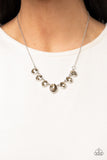 Paparazzi Material Girl Glamour Necklace Brown