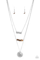 Paparazzi Miracle Mountains Necklace Brown