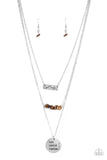 Paparazzi Miracle Mountains Necklace Brown